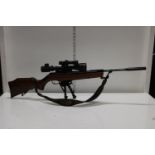 A quality Webley Stingray .22 air rifle with infra-red scope.