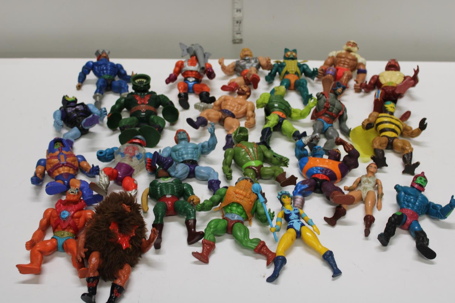 A job lot of Masters of the Universe figures (mainly 1980's)