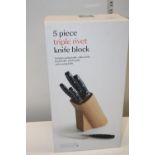 A new boxed knife block set