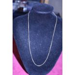 A 9ct gold necklace 3.39g