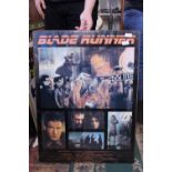 A vintage 'Blade Runner' cinema poster. Postage unavailable