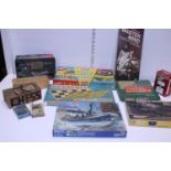 A job lot of vintage games including cards, dominoes, Scrabble etc