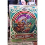 A vintage 'Pinball' poster by Atari. Postage unavailable