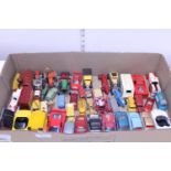 A job lot of assorted vintage die-cast models