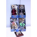 A selection of boxed meerkats