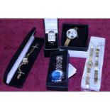 A selection of assorted boxed watches