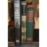 Three folio society books
