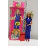 A vintage boxed bionic woman doll (As found)