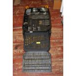 A JCB Tool box and contents