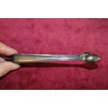 Antique sterling silver sugar tongs