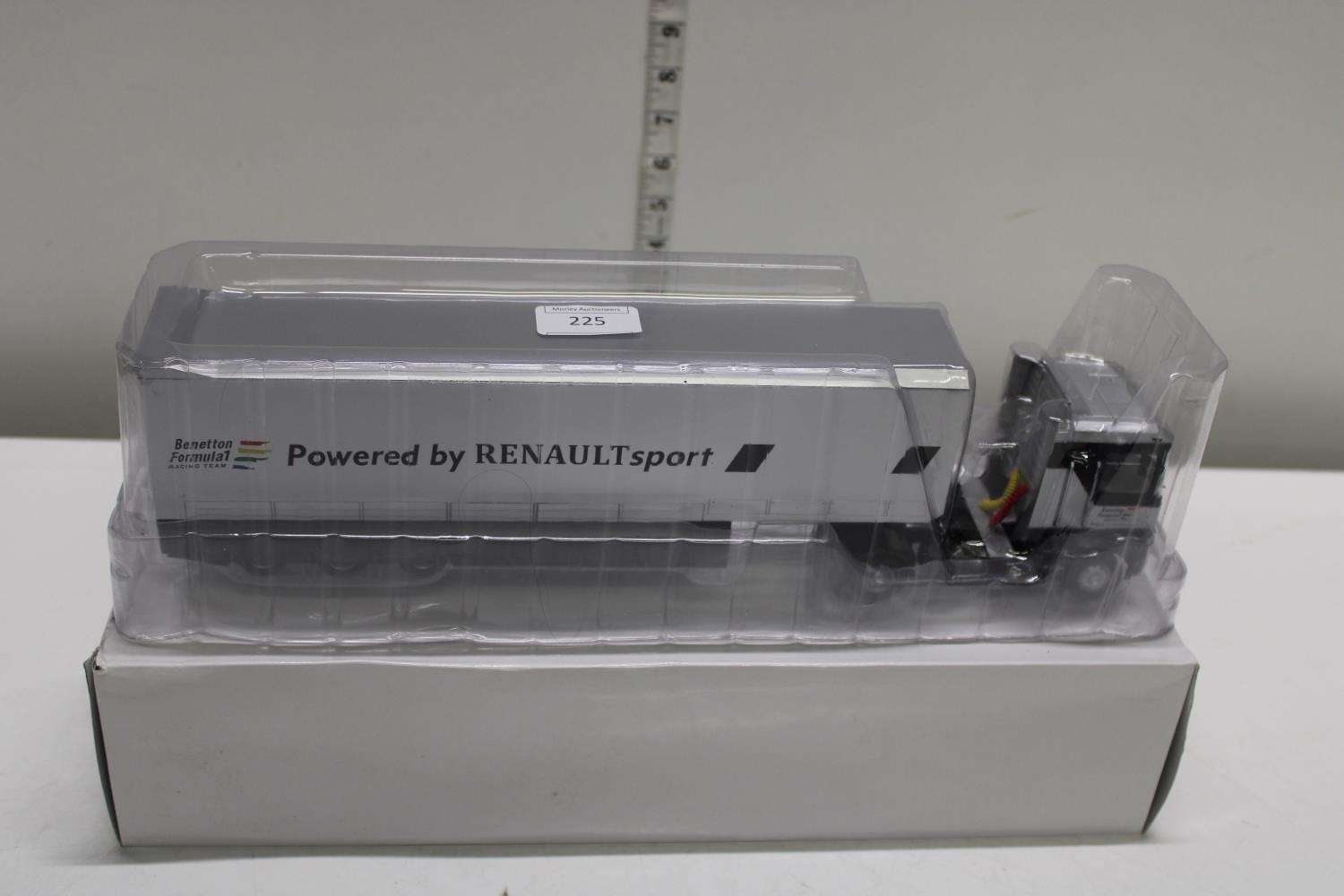 A large boxed die-cast truck model