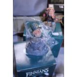 Two Declan's Finnians Blarney Stone figure