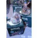 Two Declan's Finnians Blarney Stone figure