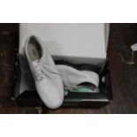 A pair lightly worn Foot Joy ladies golf shoes size 5.5
