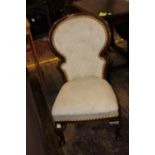 A upholstered nursing chair. collection only