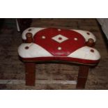 A vintage camel seat