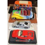 Four assorted die-cast models