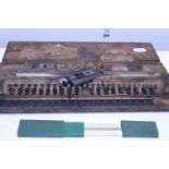 A vintage tap and die set