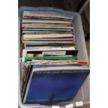 A large selection of mixed genre LP records, collection only