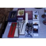 A job lot of assorted collectables including Toledo