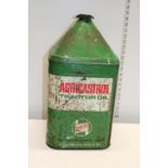 A large Agricastrol tractror oil can