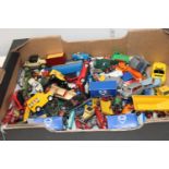 A job lot of vintage die-cast models including Corgi, Matchbox etc