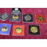 A job lot of cased collectors coins