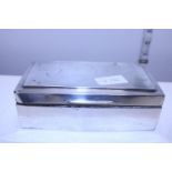 A hallmarked silver mounted cigarette case a/f