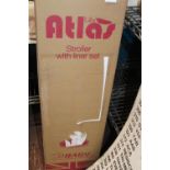 A new boxed Atlas stroller