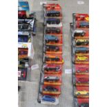 Ten Majorette die-cast models