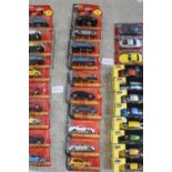 Ten Majorette die-cast models