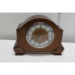 A Smiths Enfield mantle clock with key