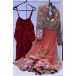 Two Indian ladies formal dresses