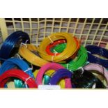 A job lot of 3d coloured printer filament