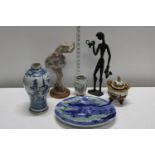 A selection of assorted Oriental ceramics and other