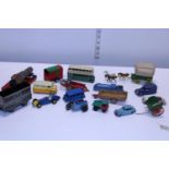 A selection of vintage die-cast models including Dinky and Corgi etc