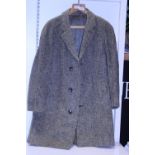A hand woven Donegal men's tweed short coat