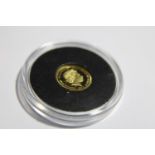A platinum Jubilee half gram 22ct gold £5 coin