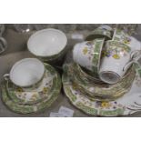 A pretty Salisbury bone china tea service