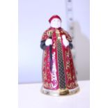 A limited edition Royal Worcester Cardinal Wolsey candle snuffer 58/500