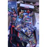 A job lot of Marvel related items