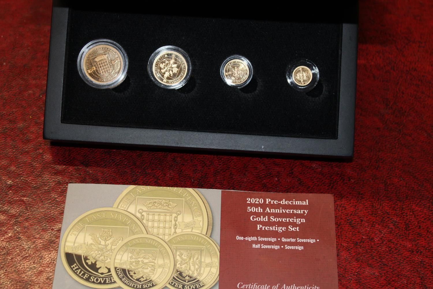 Online Only: **Last sale of 2022** Gold Sovereign Coin sets - Very Rare issue 1 silver proof 50 pence coin - Silver Coins -