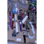 A job lot of assorted watches