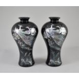 Paar Vasen vom Typ Mei Ping.