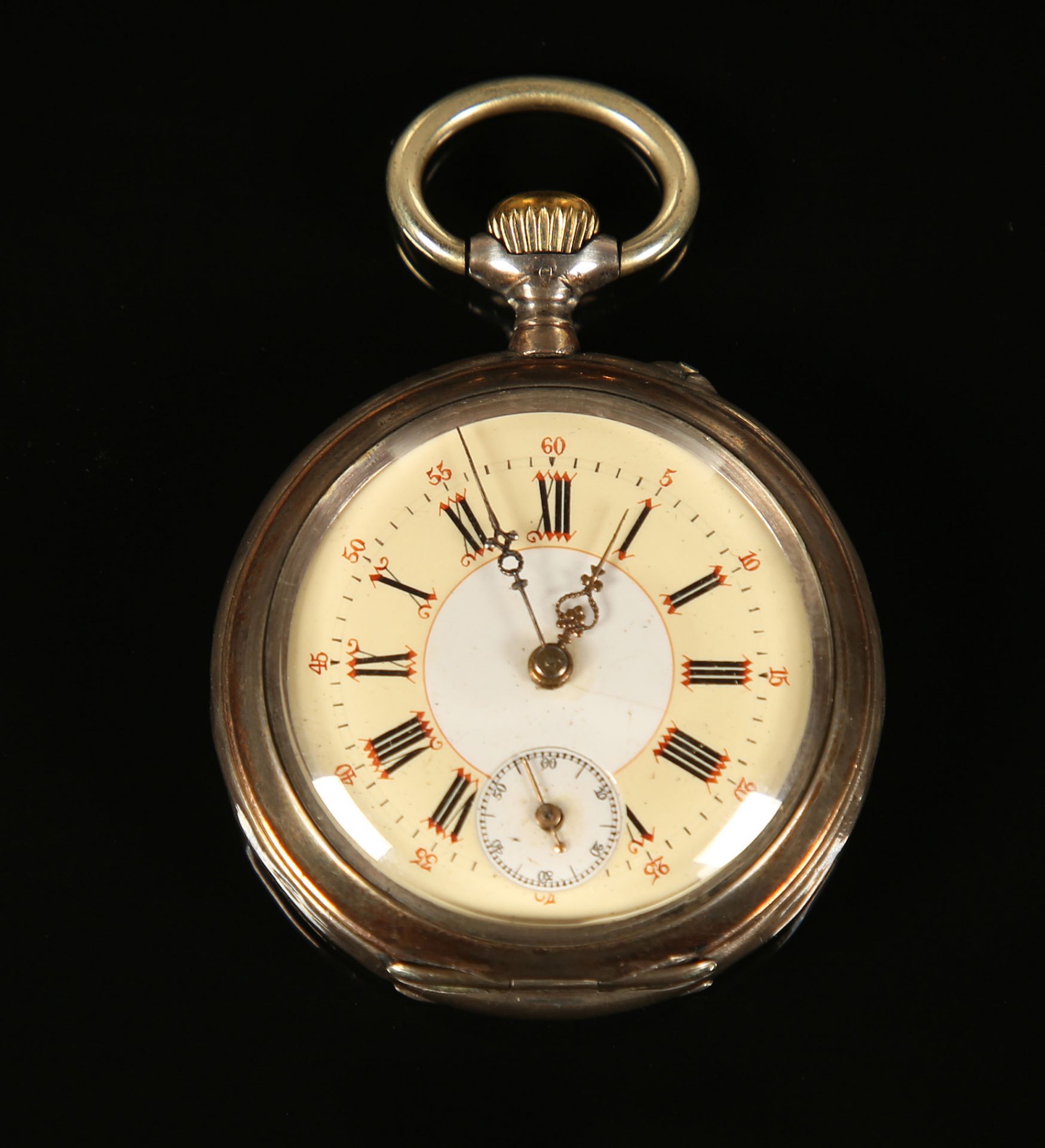 Silberne Taschenuhr.