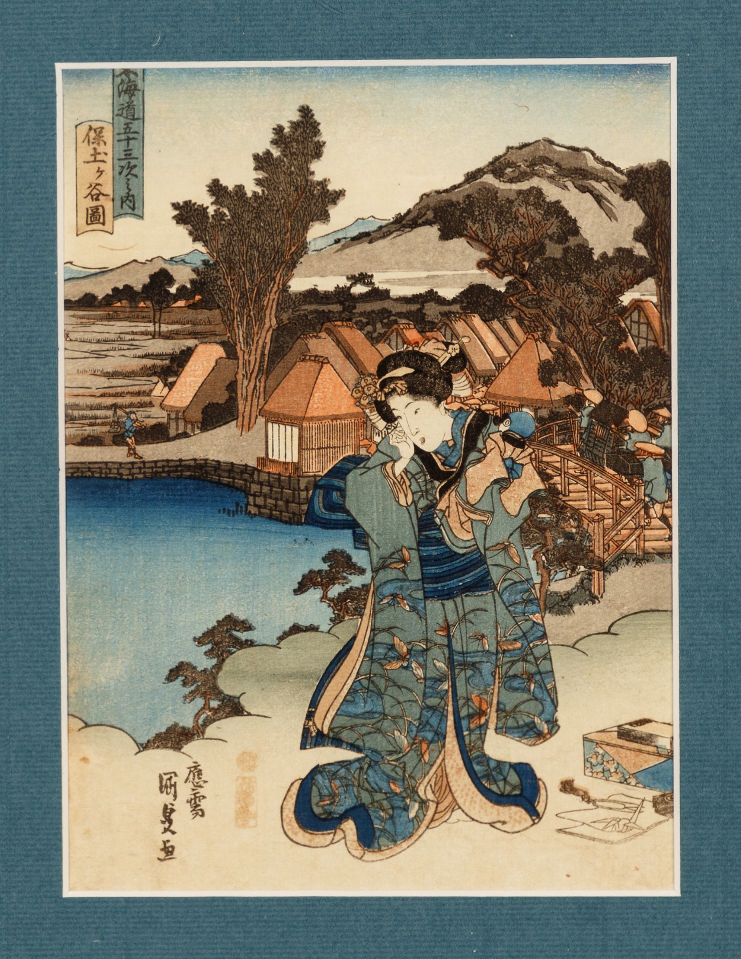 Farbholzschnitt von Utagawa Kunisada