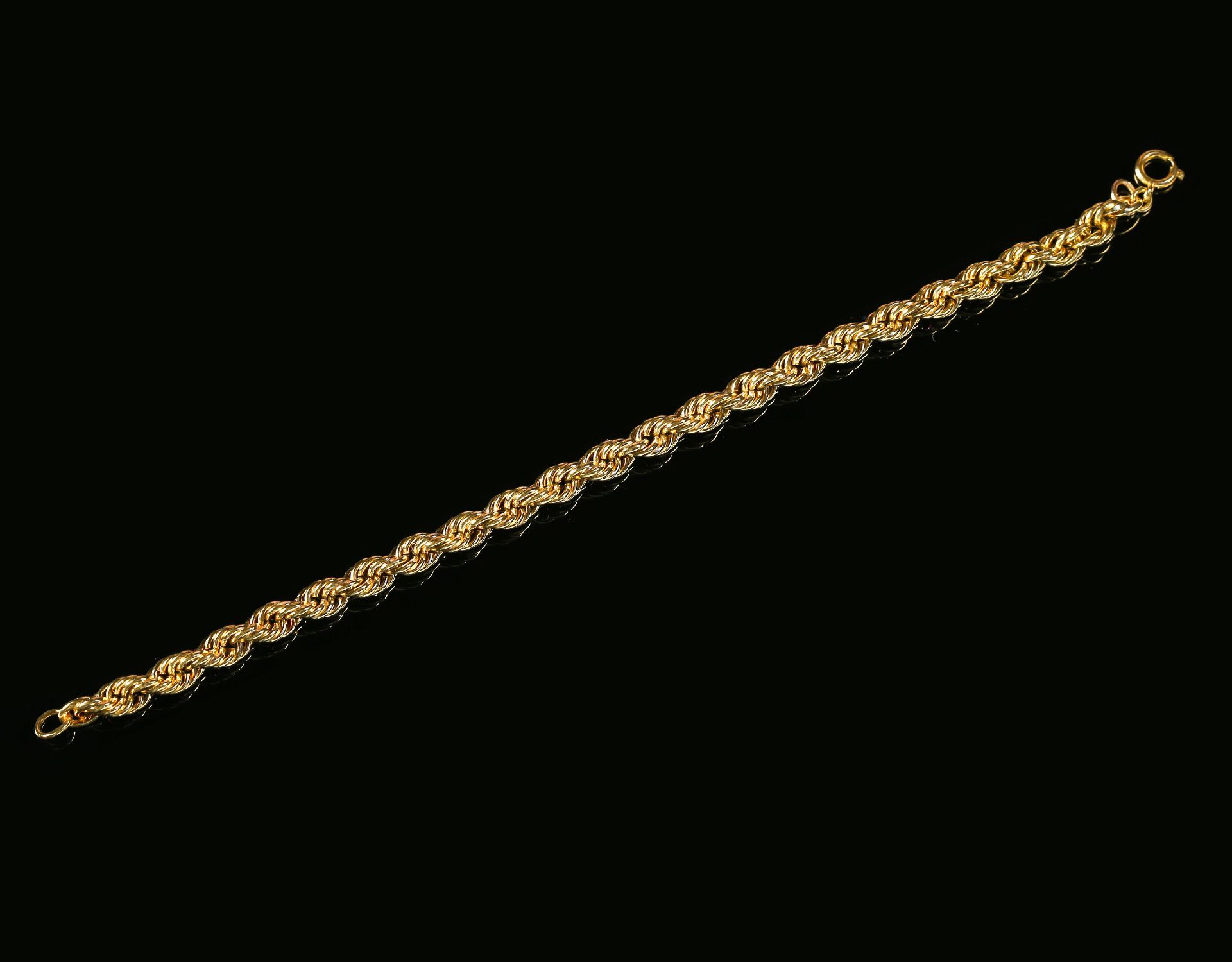 Goldenes Fuchsschwanz-Armband.