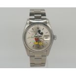 Rolex Oyster Date Topolino Mickey Mouse,