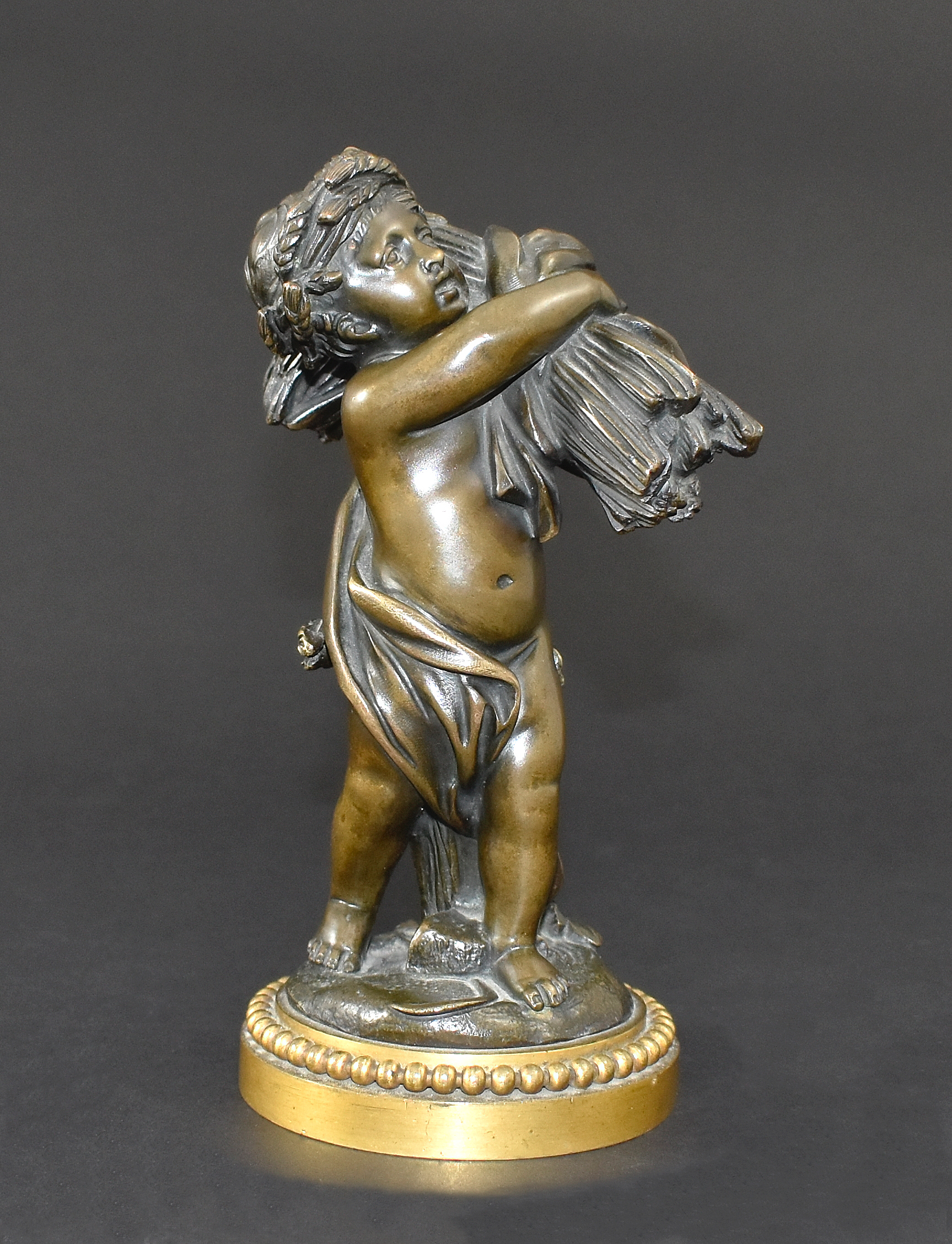 Putto mit Ährengarbe. - Image 2 of 5