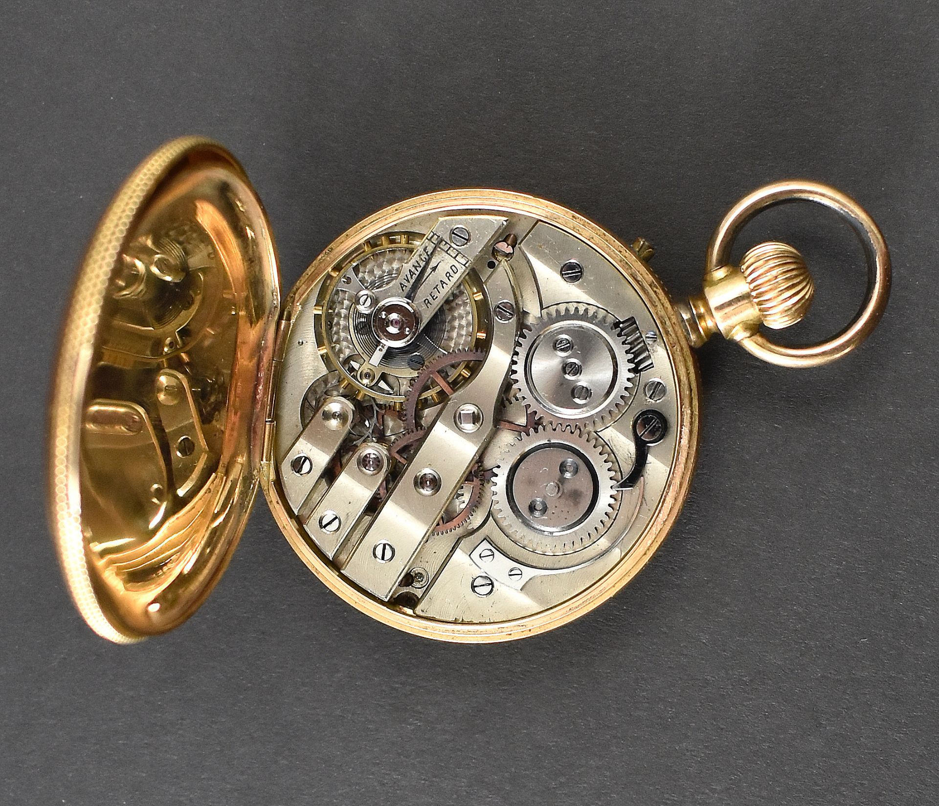 Goldene Patek-Taschenuhr. - Bild 10 aus 11